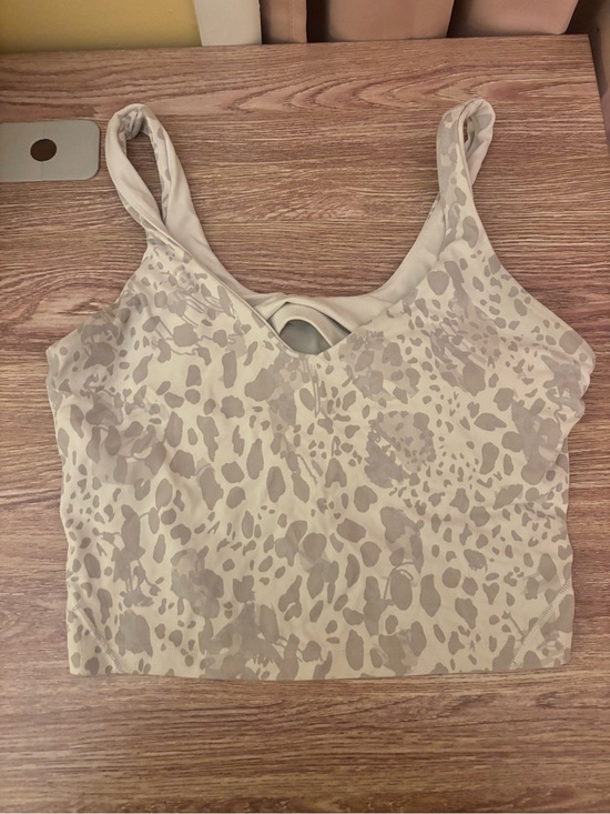 Tops - Lululemon Animal-Print Align Crop Tank Top Size 10